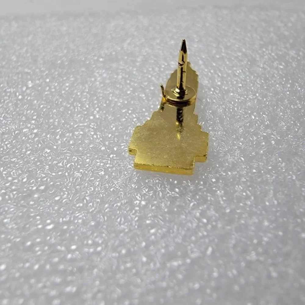 Amtrak Operation‎ RedBlock Lapel Pin Metropolitan Division Tie Tack Collectible